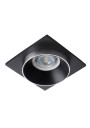 Elvara Black Square Ceiling Light Aluminium