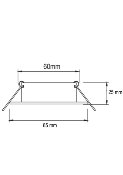 Lumenza White IP65 Ceiling Light Aluminium