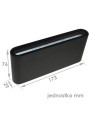 LED facade luminaire Lumina 16w 4000K Black | LEDownia.pl