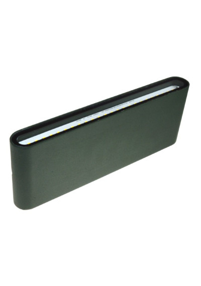 LED facade luminaire Lumina 2 x 9w 4000K RAL6005