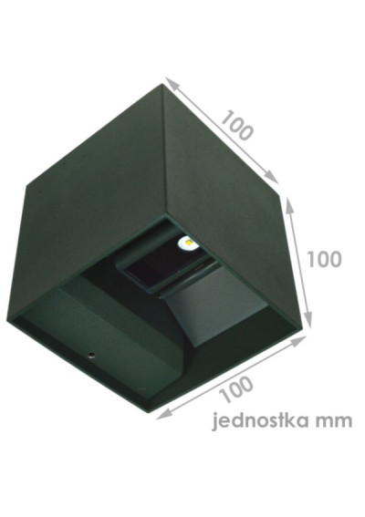 Oprawa elewacyjna LED Kreon 23w kwadrat 4000K RA | LEDownia.pl