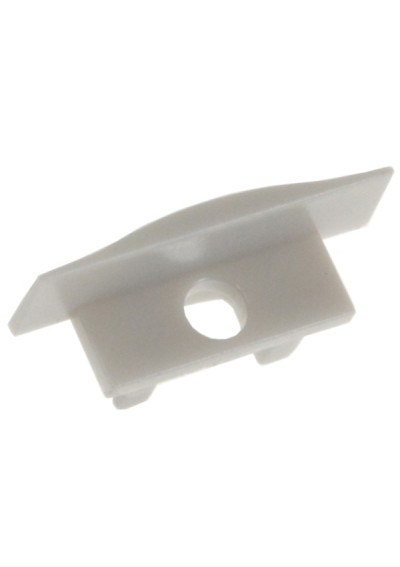 Primal Medium Recessed Profile End Cap with Hole | LEDownia.pl