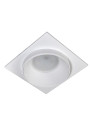 Elvara Square Ceiling Light White Aluminium