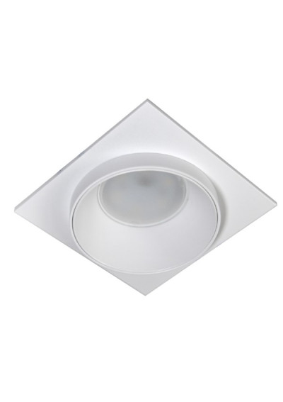Oprawa sufitowa Elvara biały kwadrat aluminium