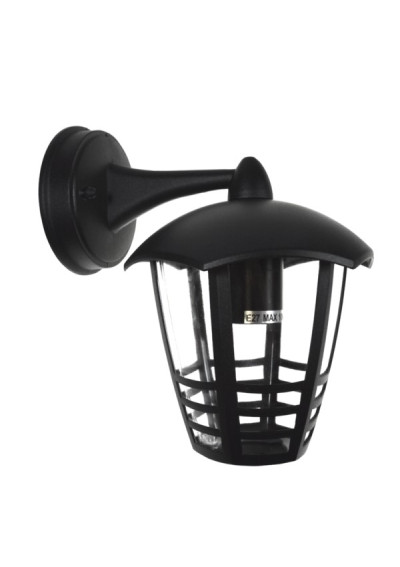 Oprawa elewacyjna Malia czarna E27 | LEDownia.pl