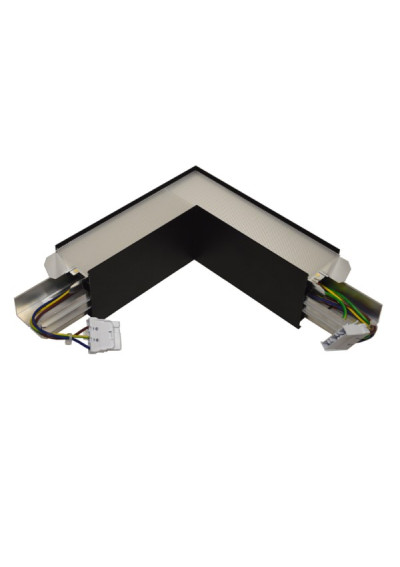 Lux Line Black Angle Fixture Connector | LEDownia.pl