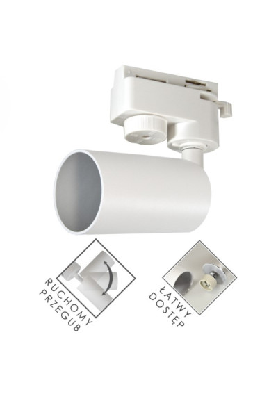 Oprawa Eclofitowa Helya biała szynoprzewód 1-fazowa | LEDownia.pl