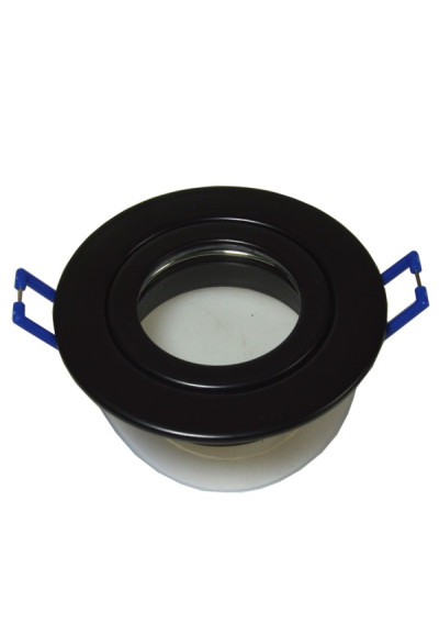 Ceiling Luminaire Vetra IP54 Black Round alumini