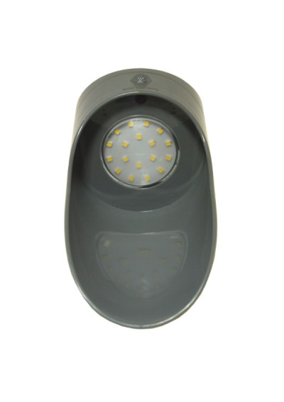 Oprawa elewacyjna LED Palesa 1W 4000K szara z czuj | LEDownia.pl