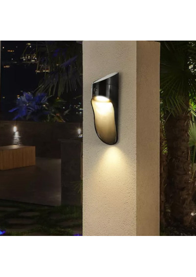 Oprawa elewacyjna LED Palesa 1W 4000K czarna solar | LEDownia.pl