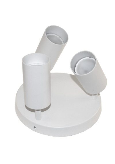 Lampa spotlight FERRO 3xGU10 biała okrągła | LEDownia.pl