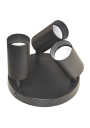 FERRO 3xGU10 Black Round Spotlight | LEDownia.pl