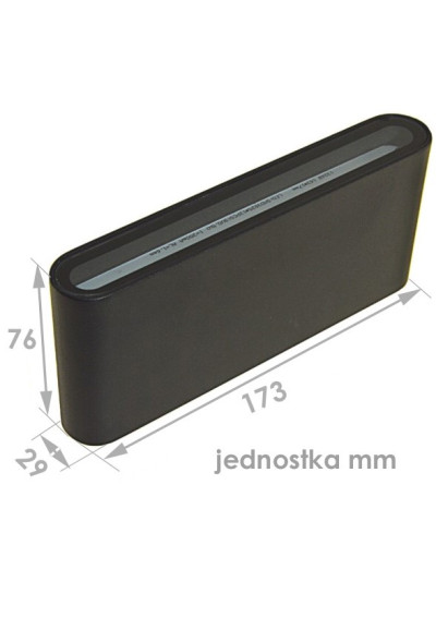 Oprawa elewacyjna LED Lumina 16w 4000K antracyt | LEDownia.pl