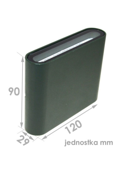 LED facade luminaire Lumina 2 x 3w 4000K Anthracite