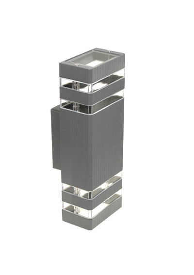 Oprawa elewacyjna Santa 2x GU10 szary RAL7040 | LEDownia.pl