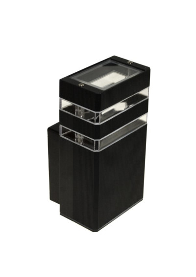 Oprawa elewacyjna Santa 1x GU10 czarny | LEDownia.pl