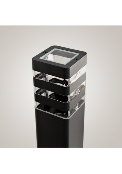 Słupek ogrodowy Santa 1x E27 50cm czarny | LEDownia.pl