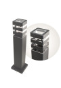 Outdoor Bollard Light Santa 1x E27 50cm antracyt