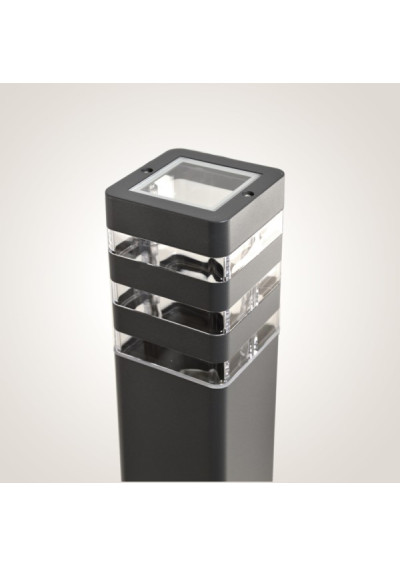 Słupek ogrodowy Santa 1x E27  50cm antracyt