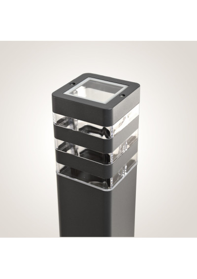 Słupek ogrodowy Santa 1x E27 80cm antracyt | LEDownia.pl