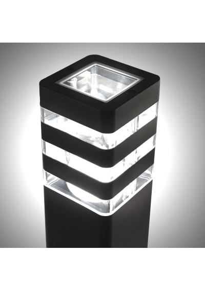 Słupek ogrodowy Santa 1x E27 80cm antracyt | LEDownia.pl