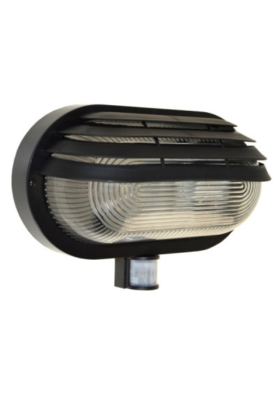 Facade Luminaire Oriko E27 Black IP54 z czujniki