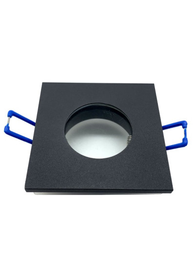 Lumenza Black Square Ceiling Light IP65 Aluminium
