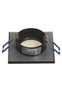Lumenza Black Square Ceiling Light IP65 Aluminium