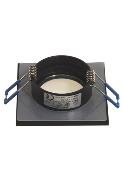 Oprawa sufitowa Lumenza Black IP65 kwadrat aluminium