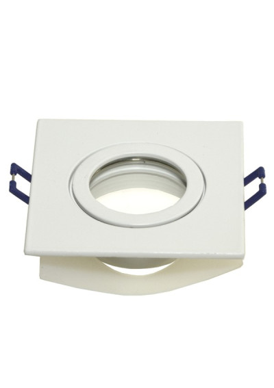 Vetra IP54 Square Ceiling Light White Aluminum