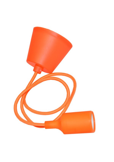 Oprawa Kido na żarówkę E27 z przewodem pomarańczowym | LEDownia.pl