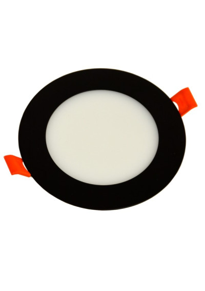Panel led okrągły Oriva 6W 4000K czarny | LEDownia.pl