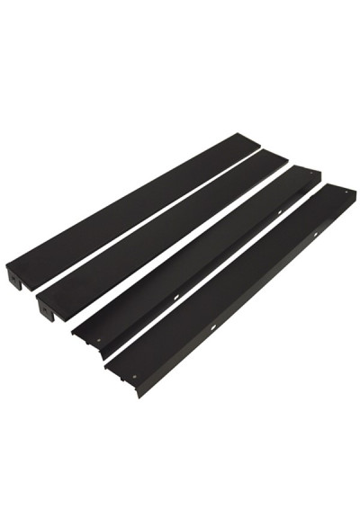 Obudowa natynkowa 595x595mm panelu Riven HQ RAL9011 | LEDownia.pl