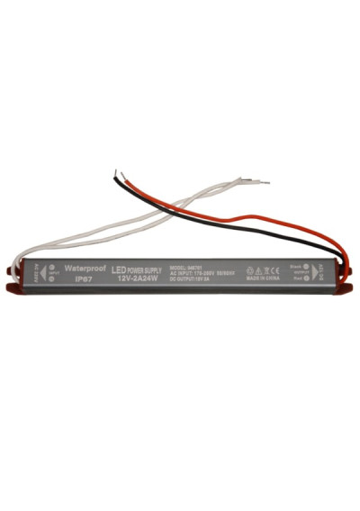 LED Power Supply Super Slim 12V 24W IP67