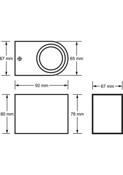 Oprawa elewacyjna Forti 1x GU10 antracyt | LEDownia.pl
