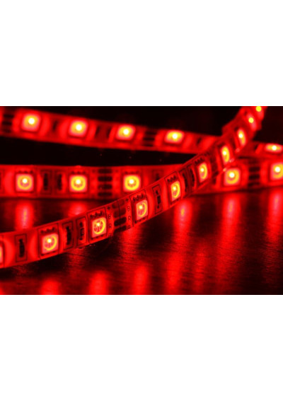 Taśma LED SMD 5050 12V 14.4W/m czerwona 60LED/m IP33 5m ledownia.pl