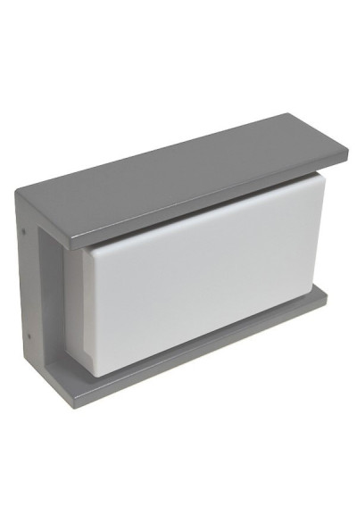 Velora F E27 facade luminaire RAL7040