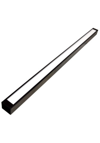 Oprawa Lux Line na świetlówkę T8X1 czarna iron | LEDownia.pl