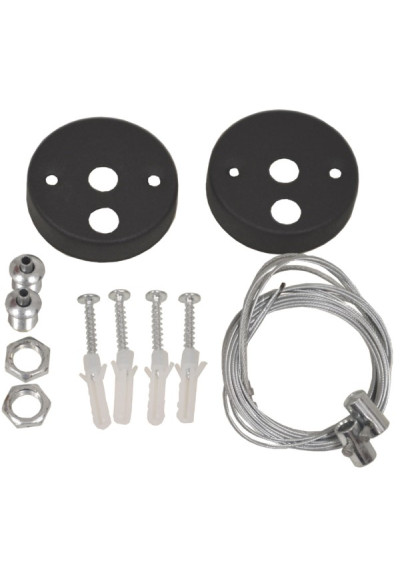 Oprawa Lux Line na świetlówkę T8X1 czarna iron | LEDownia.pl