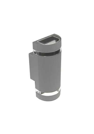 Oprawa elewacyjna Kortek 2x GU10 szara RAL7040 | LEDownia.pl