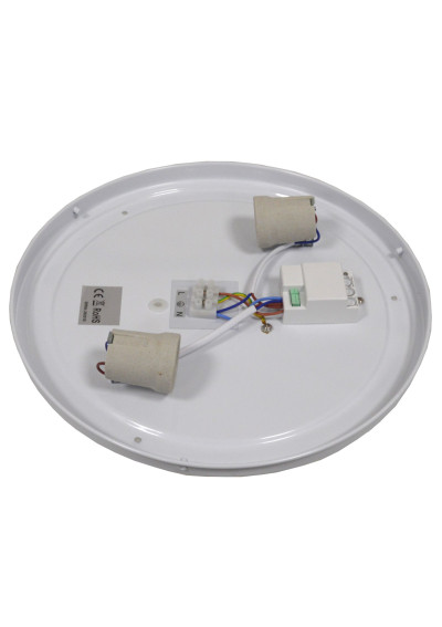 Plafon led Luxa 2E27 okrągły czarny | LEDownia.pl