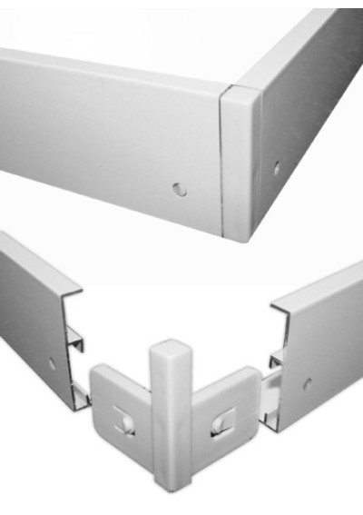 Surface Mount Housing 595x595mm Riven SQ White | LEDownia.pl