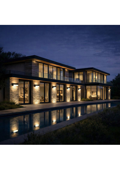 Oprawa elewacyjna Velora 12W IP54 czarna | LEDownia.pl