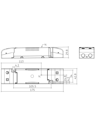 Zasilacz LED Tridonic LC 17/250-400/42 flexC | LEDownia.pl