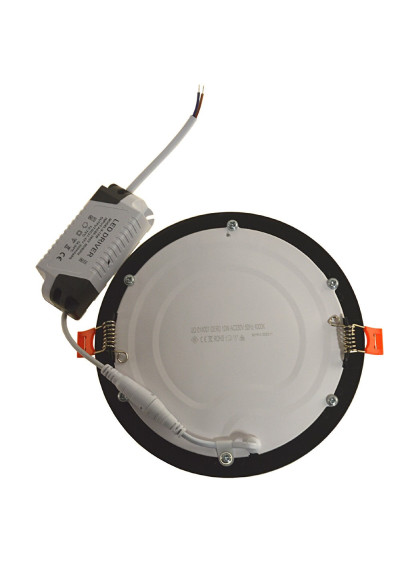 Panel led okrągły Gerd 12W 4000K czarny
