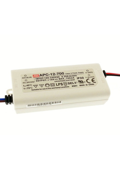 LED Power supply Mean Well APC-12-700 12W