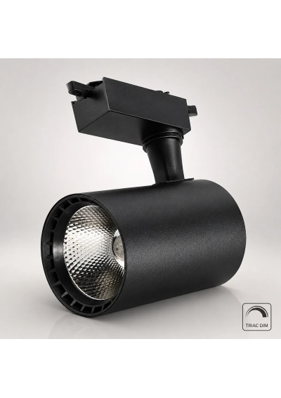 Reflektor szynowy LED DIM 30W TRIAC czarny | LEDownia.pl
