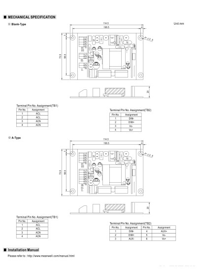 Zasilacz LED CC Mean Well IDPC-25A-1050 25,2 W 350 mA – wymiary