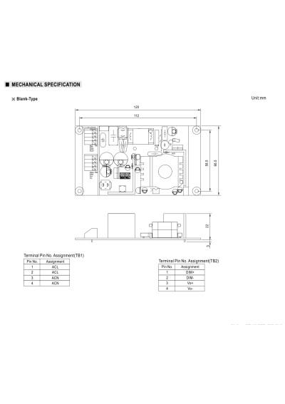 Zasilacz LED CV PWM Mean Well IDPV-45-24 45,12 W 24 V DC – wymiary