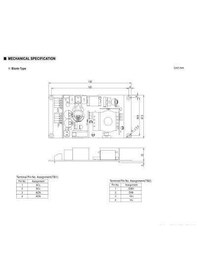Zasilacz LED CV PWM Mean Well IDPV-65-36 64,8 W 36 V DC – wymiary